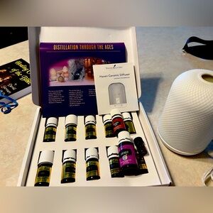 Young Living Diffusing Set Plus Oils (Oils of Ancient Scripture)